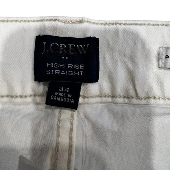 NWT - J crew
High rise straight 
Premium edition
Size 34
Waist 19”
Inseam 27” - Picture 7 of 10